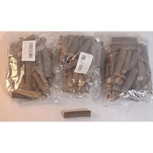 Natural Mini Wood Logs Bulk Rustic Craft Decor Branch Pieces DIY Lot Of 3 Packs